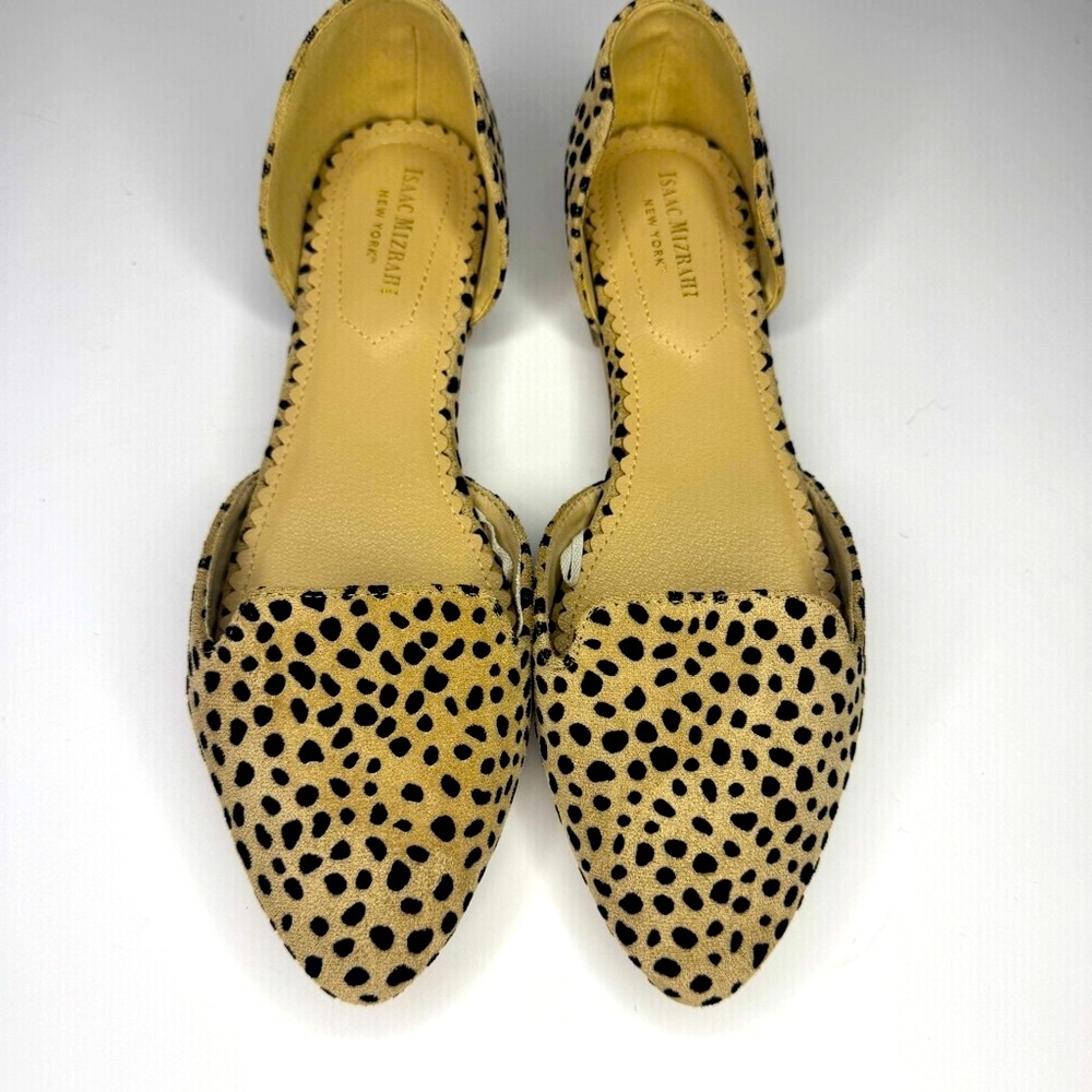 Isaac Mizrahi Leopard Print Flats